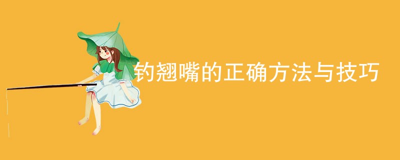 钓翘嘴的正确方法与技巧